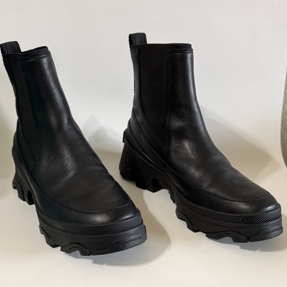 Sorel Brex Chelsea Ankle Boots women’s 11 Waterproof Black - Picture 4 of 10
